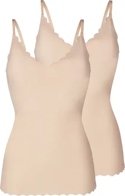 Produktbild von 2er Pack Damen Spaghettishirt herausn. Pads Micro Essentials von der Marke Skiny 44