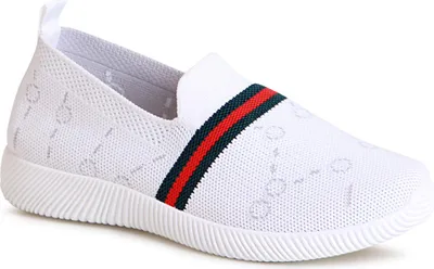 Produktbild von topschuhe24 2358 Damen Print Light Slipper Halbschuhe, Farbe:Weiß, Größe:39 EU