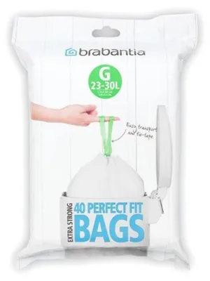 Image de Brabantia Sacs poubelle G 23-30L 40 sacs