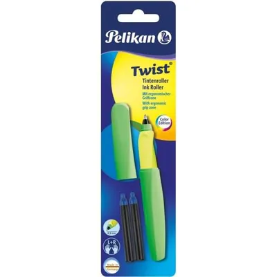 Produktbild von Pelikan 807319, Drehender versenkbarer Stift, Grün, Gelb, Grün, Beidhändig, Deutschland