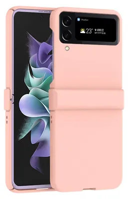 Produktbild von Für Samsung Galaxy Z Flip4 Dreiteiliges Macaron-Set Handyhülle Schutz Cover