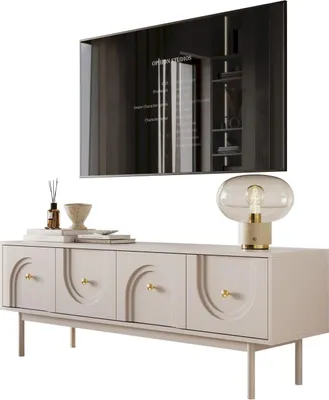 Produktbild von YOURHOUSE24 Lowboard RTV-Schrank LIBERTY Kaschmir