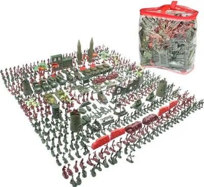 Immagine prodotto di 519 PC Mini Soldato uomini giocattolo playset con accessori modello giocattolo - figure di azione per bambini adulti