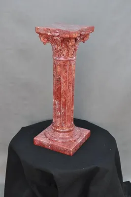 Image de Méduse Colonne Colonnes Romaines Sculpture en marbre Figure Décoration Support 1037