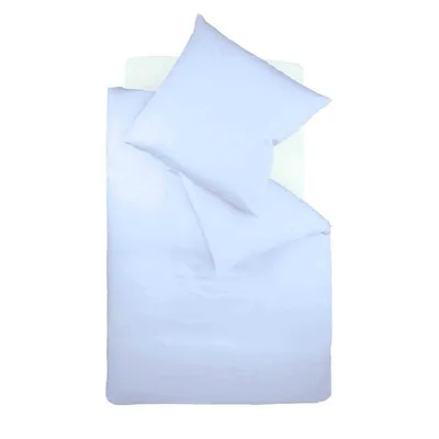Immagine prodotto di biancheria da letto in raso fleuresse Colori 200x200 cm + 2 pezzi 80x80 cm Bleu
