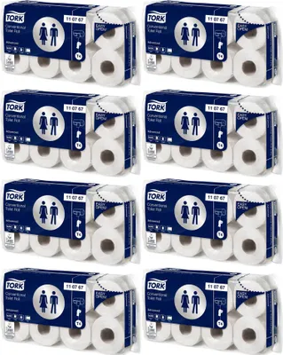 Zdjęcie produktu dla Tork 110767, 250 ark., Biały, 30 m, 12 cm, 9,4 cm, 10,3 cm