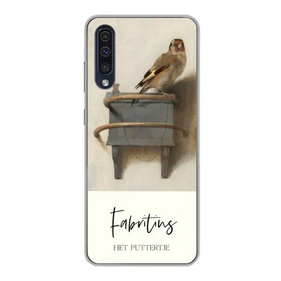 Produktbild von MuchoWow® Handyhülle Schutzhülle Hülle für Samsung Galaxy A30s Alte Meister - Der Stieglitz - Fabritius Silikon Softcase Handy Hülle - Karteninhaber