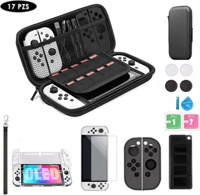 INF Obudowa i akcesoria 10 części kompatybilnych z Nintendo