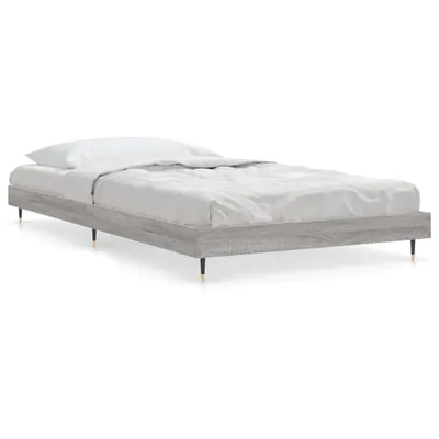 Obrázek produktu pro vidaXL Postel Grey Sonoma 90x200 cm Dřevěný materiál