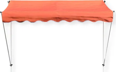 Produktbild von Grasekamp Klemmmarkise Ontario 255x130cm Orange Balkonmarkise höhenverstellbar von 200cm-320cm