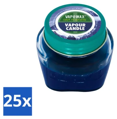 Obrázok produktu pre 25 sviečok Airpure s vôňou na zmiernenie prechladnutia – 28,5 g – výhodný balík – 25 kusov