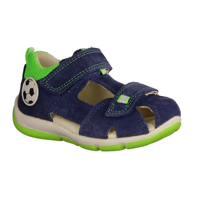 Produktbild von Superfit Freddy 6091428020 Kindersandale, Jungs, Leder, Blau/Grün NEU - Kinderschuhe Lauflernschuhe Gr. 18 - 26, Blau, leder/textil (velour)