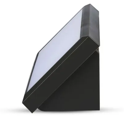 Immagine prodotto di V-TAC VT-8055 Lampada LED da parete rettangolare 20W angolare colore nero da esterno IP65 applique da muro luce bianco freddo 6400k sku 6812