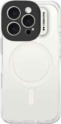 Produktbild von Case & Me CMCOVCASIP1661PB, Cover, Apple, iPhone 16 Pro, 16 cm (6.3"), Beige, Transparent