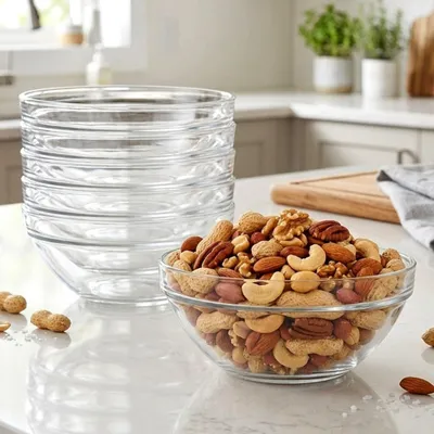 Obrázek produktu pro Sada skleněných misek, 17 cm, 830 ml, 6 kusů