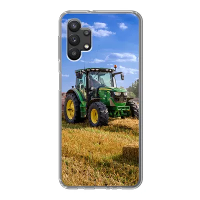 Produktbild von MuchoWow® Handyhülle Schutzhülle Hülle für Samsung Galaxy A32 5G Traktor - Bauernhof - Heu - Feld - Sonne - Landleben Silikon Softcase Handy Hülle - Softcase
