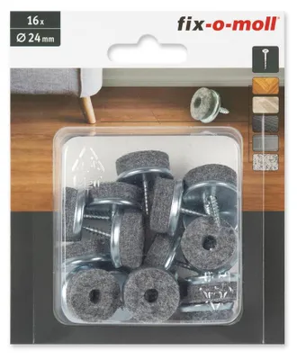 Produktbild von Parkettgleiter rund 24mm Sparpack fix-o-moll