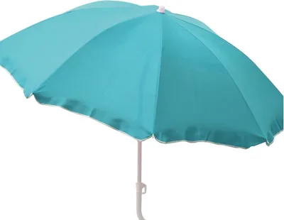 Produktbild von Strandschirm knickbar ca. 160 cm aus Polyester mit UV-Schutz und Mast