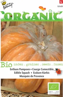 Produktbild von Essbare Kürbis Musquée de Provence  |  Kürbissamen von Buzzy Seeds [MHD 07/2024]