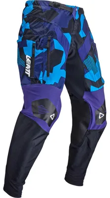 Image de Pantalon de moto Leatt 4.5 Enduro, couleur bleu, taille L
