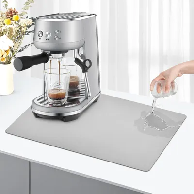 Image de Tapis absorbant pour égoutter, idéal pour la cuisine et la machine à café