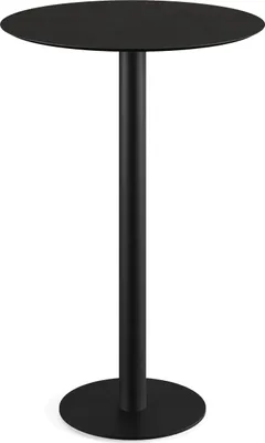 Produktbild von Urban Stehtisch Schwarz frame + Schwarz HPL Ø70 cm