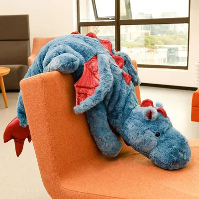 Immagine prodotto di Solidchoice - Peluche a forma di drago, ideale come cuscino per la camera da letto