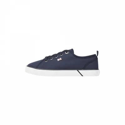Produktbild von Tommy Hilfiger Vulc Canvas Leinenschuh Blau