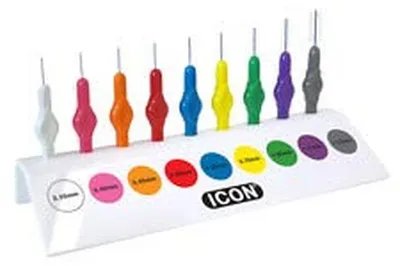 Zdjęcie produktu dla Zestaw szczoteczek interdentalnych, 9 sztuk, z pojemnikiem