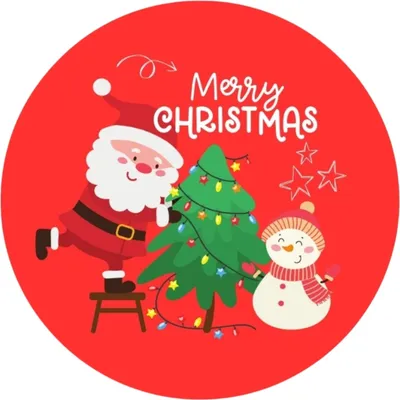 Produktbild von Weihnachtskerzenaufkleber Nr. 2 - 20 Stück