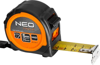 Obrázek produktu pro NEO TOOLS Ocelový svinovací metr 5 m x 25 mm, magnet