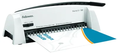 Immagine prodotto di Rilegatrice in plastica - Rilegatrice Starlet 2+ - Foratura 12 fogli - Capacità di rilegatura 120 fogli - Per casa e ufficio domestico
