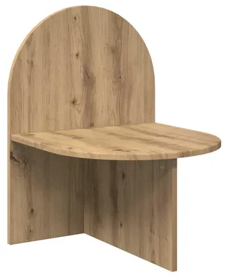 Image de Table de chevet Chêne artisanal 48 x 49 x 65 cm