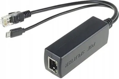 Zdjęcie produktu dla Microconnect MC-POESPLITTER, 10/100Base-T(X), Czarny, 50 g, 1 szt., 200 mm, 174 mm