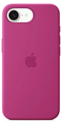 Zdjęcie produktu dla silikonowe etui na telefon iPhone 16e - fuksja