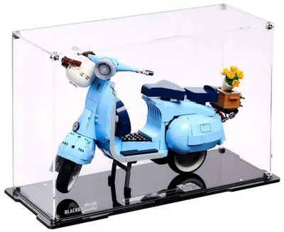 Image de Vitrine noire pour le modèle LEGO® 10298 Creator Expert – Vespa 125