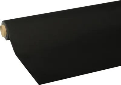 Produktbild von PAPSTAR Tischdecke, Tissue "ROYAL Collection" 5 m x 1,18 m schwarz | Schrumpffolie (1 Rolle)