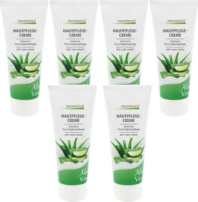 Produktbild von 6x75 ml Marvita med Hautpflege-Creme Tube Aloe Vera