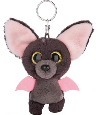 Produktbild von NICI GLUBSCHIS Schlüsselanhänger Fledermaus Baako, Schlüsselring, Grau, Pink, Metall, Plüsch, Polyester, Abbildung, 3 Jahr(e), 100 mm