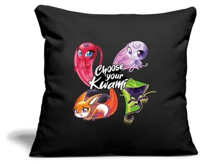 Produktbild von Spreadshirt Miraculous Choose Your Kwami Kissenbezug 45x45 cm, One size, Schwarz