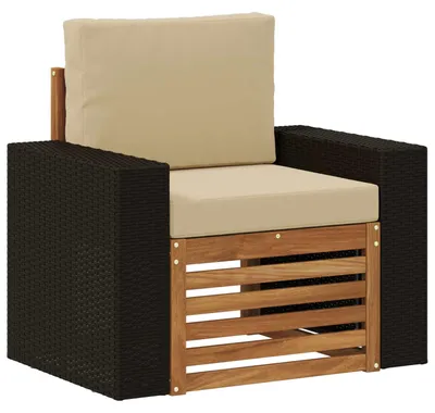 Produktbild von vidaXL Outdoor Mittelsofa Natur