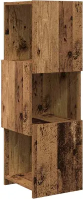 Zdjęcie produktu dla Szafka narożna vidaXL z drewna postarzanego 30,5 x 30 x 95 cm z płyt drewnopochodnych