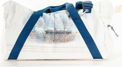 Produktbild von Weekender XXL No. 15, Reisetasche, Sporttasche, Segeltuch, Unikat, SailArt Fashion