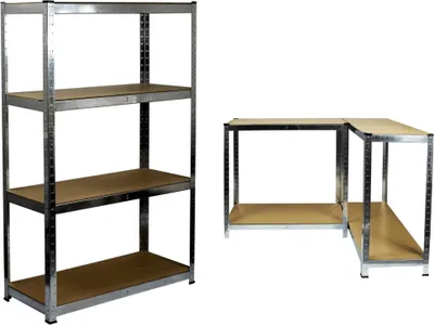 Immagine prodotto di Scaffalatura metallica per garage 2in1 150x70x30