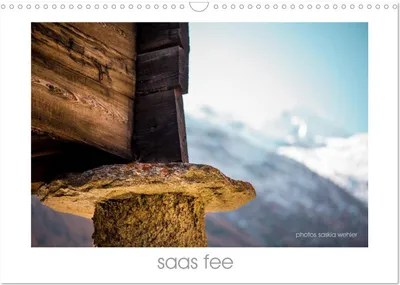 Produktbild von saas fee (Wandkalender 2026 DIN A3 quer), CALVENDO Monatskalender