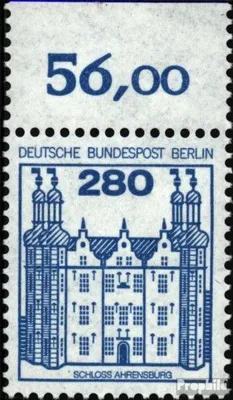Produktbild von Briefmarken Berlin (West) 1982 Mi 676A Oberrandstück postfrisch Burgen und Schlösser