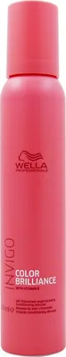 Produktbild von Wella Professionals Invigo Color Brilliance Vitamin Conditioning Mousse betreuender Schaum für gefärbtes Haar 200 ml