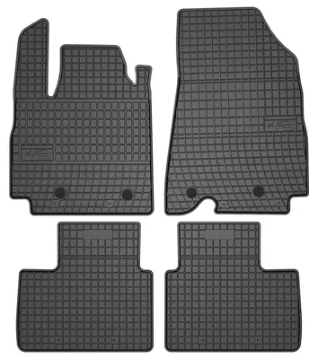 Produktbild von Gummi-Fußmatten für Renault Arkana 2021- (Crossover) – 4-tlg, Schwarz, passgenau – Wielganizator SolidPRO