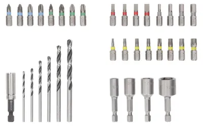 Produktbild von Extra Hard Schrauberbit- und Metal HSS Bohrer-Set, 35-tlg.
