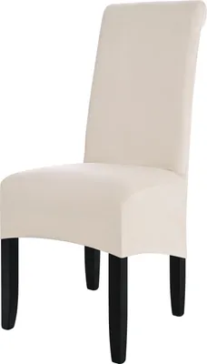 Obrázek produktu pro Jídelna Stretch židle kryty XL elastické vysoké zadní židle kryty pro banket restaurace Decoratio（1 Piece，White）
